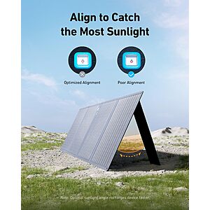 Anker SOLIX C1000 Portable Power Station and 100W Bifacial Panel, 1,056Wh | 1,800W Solar Generator with 1,056Wh LiFePO4 Battery, Up to 2,400W Output, 6 AC Outlets $609.98