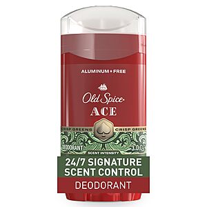 3-Oz Old Spice Aluminum Free Men's Deodorant (Ace w/ Grapefruit, Bay Leaf & Fresh Foliage) $4.40 w/ S&S + Free Shipping w/ Prime or on $35+