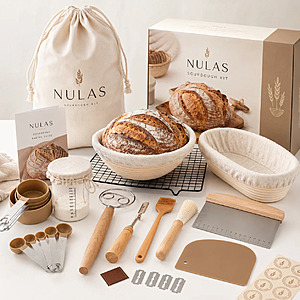 NULAS 52-Piece Sourdough Starter Kit $34.99