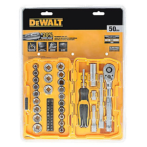 DEWALT 3/8 in. Dr 50 pc. Mech Tool Set $46.99