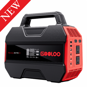 $160 FS WALMART by GOOLOO Discovery 300 PRO Power Station: 230Wh Solar Generator with 300W AC Output, 12V DC, and Multiple USB Ports