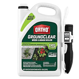 $16.50** | 1-Gal Ortho GroundClear Weed & Grass Killer Spray w/ Comfort Wand at Amazon