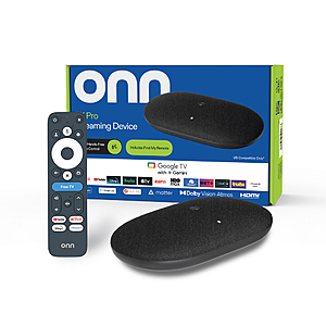 onn 4K Pro Streaming Device, Google TV with Gemini (NEW 2026 Model) - Ultra-fast Streaming, Stunning 4K UHD, 32GB Storage, 3GB RAM, Dolby Vision & Atmos, Find My Remote w - $59.98