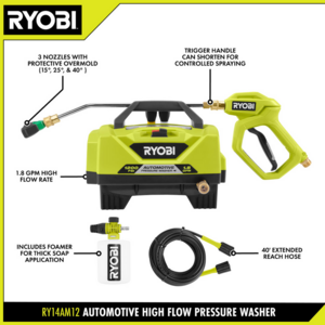 1200 PSI 1.8 GPM Automotive Electric Pressure Washer ($104 + $7.50 shipping)