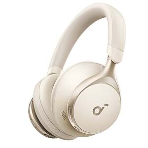 Soundcore Space One Noise Cancelling Headphones $64.99 Black or Cream Free Shipping Costco.com