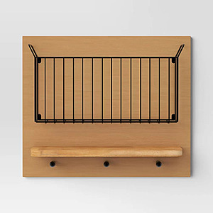 Threshold 17"x14" Wall Organizer Brown/Black $24.29