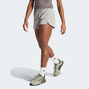 adidas Women's Pace Training 3-Stripes Woven High-Rise Shorts (XS-XL, Short) $7.50 + Free Shipping