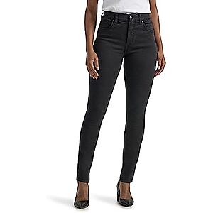 $17.63* | Lee Women's Ultra Lux Comfort Flex Motion Skinny Leg Jeans (Black) at Amazon