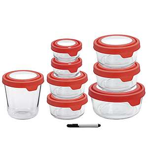 Anchor Hocking TrueSeal 16-piece Glass Food Storage Set $21.99 Free Shipping Costco.com