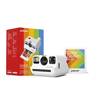 Polaroid Go Generation 2 - Mini Instant Camera + Film Bundle (16 Photos Included) - White - $71.99