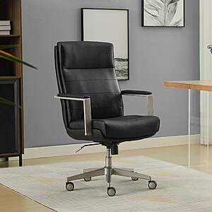Elle Decor Ayden Managers Chair $159.99 Black, Olive, Tan Free Shipping Costco.com