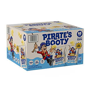 $10.88 SAMS CLUB Members Pick Up Pirate's Booty Aged White Cheddar 0.5 oz., 40 pk.