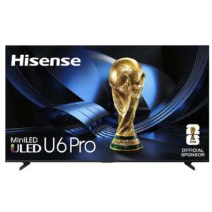85" Hisense U6 Pro MiniLED QLED 4K UHD Smart Fire TV (2026) $1099.99 + Free Store Pickup at Best Buy
