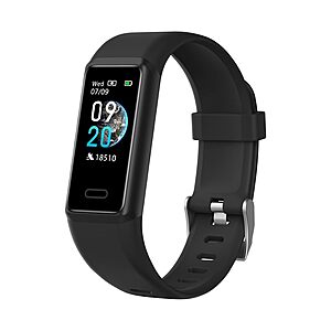 Cloudpoem Men's or Women's Fitness Tracker Pedometer Watch w/ Heart Rate Monitor & Sleep Tracking (Black) $14.99 + Free Shipping w/ Prime or on $35+