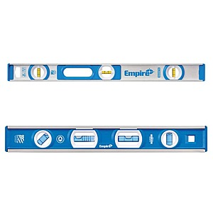 Empire 24 in. Aluminum I-Beam Level With 12 in. Compact Box Level Set $19.97