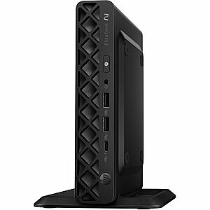 HP EliteDesk 8 G1a Desktop Computer - Mini PC - AMD Ryzen AI 5 PRO 340-16 GB RAM - 512 GB SSD - Windows 11 Pro - Radeon 840M Graphics - Jack Black - English Keyboard $878.85
