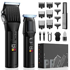 Solati Cordless Hair Clipper & Beard Trimmer Kit w/ LED Display $17.39 + Free Shipping w/ Prime or on $35+