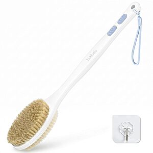 17" Bubbob Double-Sided Long Handle Back Scrubber Brush (Blue) $4.79 + Free Shipping w/ Prime or on $35+