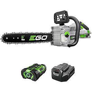 $195* | Select Areas: 16" EGO POWER+ 56V Cordless Chain Saw + 2.5Ah Battery & Charger at Amazon