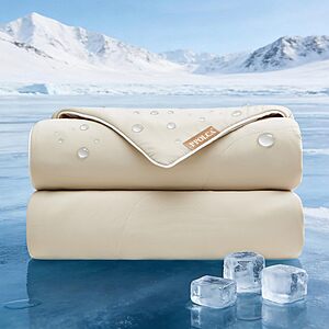 PPOLCA Cooling Waterproof Pet Blanket for Small Dogs, Breathable Summer Cold Pet Blanket $10