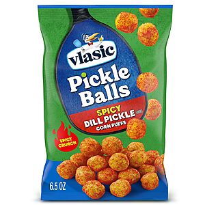 6.5-Ounce Vlasic Pickle Balls Spicy Dill Pickle Corn Puffs $2.77 w/ S&S + Free Shipping w/ Prime or $35+