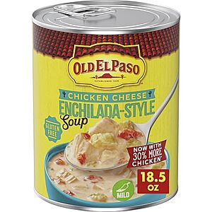 18.5-Ounce Old El Paso Chicken Cheese Enchilada-Style Canned Soup $1.85 w/ S&S + Free Shipping w/ Prime or on $35+