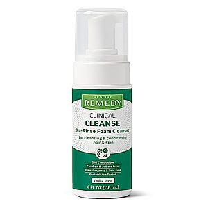 $3.63* | 4-Oz Medline Remedy Clinical No-Rinse Foam Cleanser (Vanilla Scent) at Amazon