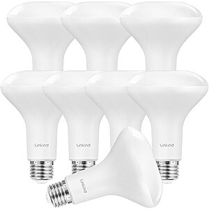 8-Pack Linkind BR30 E26 Dimmable LED Flood Light Bulbs (Daylight or Soft White) $12.49 + Free Shipping w/ Prime or on $35+