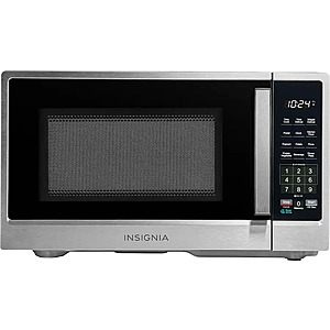 Insignia™ - .9 Cu. Ft. Compact Countertop Microwave - Stainless Steel $79.99 Bestbuy.com