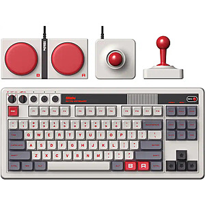8BitDo 87-Key Retro Mechanical Wireless Keyboard w/ Joystick & Programmable A/B Buttons (N Edition) $79.99 + Free Shipping