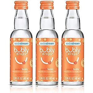 3-Pack SodaStream bubly Drops (Peach, 1.36-Ounce) $8.54 w/ S&S + Free Shipping w/ Prime or on $35+
