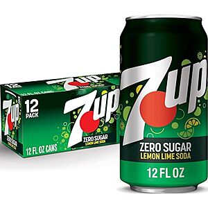 [SnS, AC] $14.74 | 3 × 12-Pack 12-Oz 7UP Zero Sugar Lemon Lime Soda ($4.91 each) at Amazon