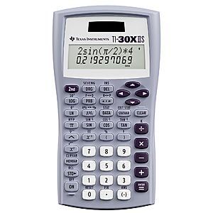 Texas Instruments TI-30XIIS Scientific Calculator (Lavender) $13.49 + Free Shipping w/ Prime or on orders over $35