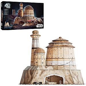 4D Build, Star Wars Jabba’s Palace 3D Model Kit, Star Wars Collectibles & Desk Décor $61.17