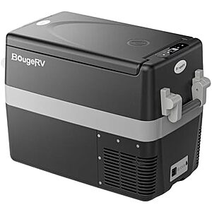 $208.99* | 42-Qt BougeRV 12V/24V DC 110~240V AC Portable Car Fridge at Amazon