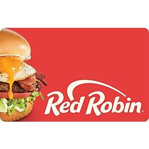 Dining gift cards, $50 Red Robin or Zaxby's, $40, $50 P.F. Chang's, $42.50, + more, Kroger Gift Cards