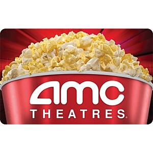 $50 AMC THEATERS eGift Card, $40, Kroger Gift Cards