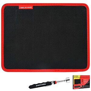 TOOLEAGUE 1Pc Magnetic Tool Mat with 25Lb Telescoping Magnetic Pickup Pen $15.99