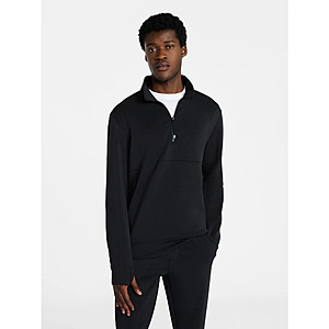 Athletic Works Men's Scuba Knit Quarter Zip Sweatshirt (Various) from $6.35