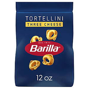 Barilla Cheese Filled Tortellini Three Cheese or Cheese & Spinach 12oz $4.98, get $1.50 Walmart Cash Limit 5