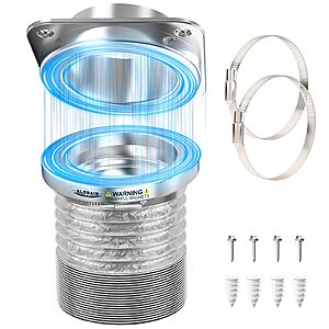 ALORAIR Magnetic Dryer Vent Connector Kit DV180, 4-Inch Quick Connect Airtight Magnetic Coupling $20.99
