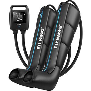 FIT KING Air Compression Recovery System, Cordless Full Leg Massager $129 AC + Free Shipping