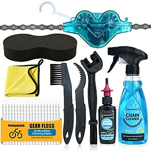 Amazon – Bicycle Cleaning Kit w/ Chain Cleaner & Degreaser $18.49 w/ Code