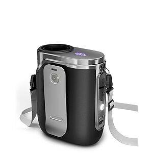 SWEETFULL 5-oz Rechargeable Wearable Clip-On Personal Waist Fan w/ 100-Speed & LED Light (Black) $8.32 + Free Shipping w/ Prime or on $35+