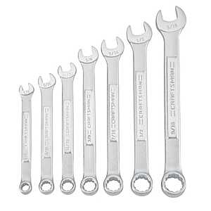 CRAFTSMAN 12 Point SAE Wrench Set 7 pc $14.99