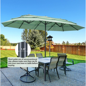 Ainfox 15' 3-Tier Patio Umbrella $72 + FS