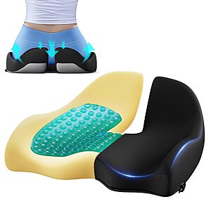 Amazon – Benazcap Large Cooling Gel Memory Foam Seat Cushion $17.99 w/ Code