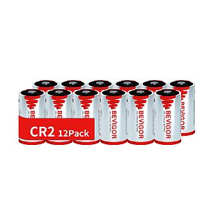 12-Pack BEVIGOR CR2 3V Lithium Batteries $10.80 @ Amazon