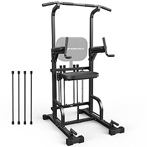 SPORTSROYALS Free Standing Power Tower / Pull Up Bar $229 + Free S/H