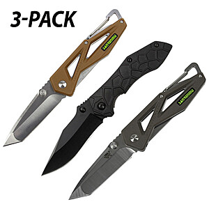 3-PACK: Sanrenmu Folding Pocket Knives - Vol. 12 $19.99 + Free Shipping